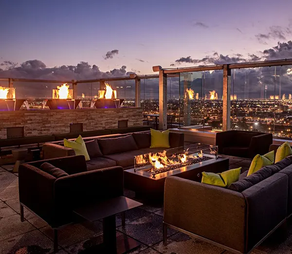 Chill around the fire with friends