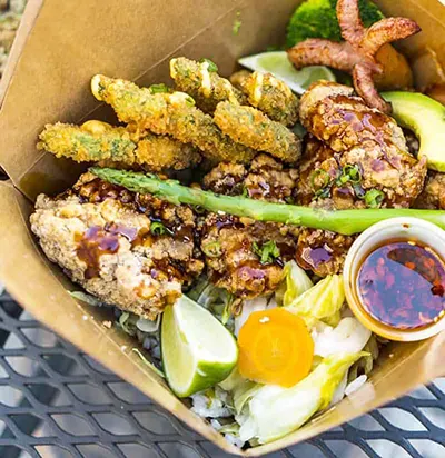 Surrounded by incredible Austin food options