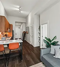Bright, beautiful apartments with wood-style flooring