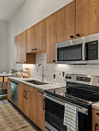 High-end kitchens featuring top-of-the-line appliances
