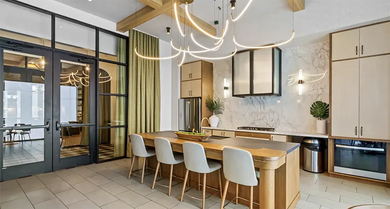 Mizzou students playing pool in the Penthouse Lounge