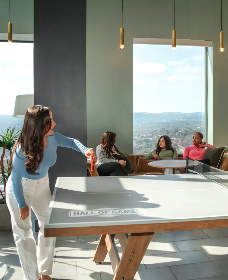 Soak in the sun, high above Austin, TX